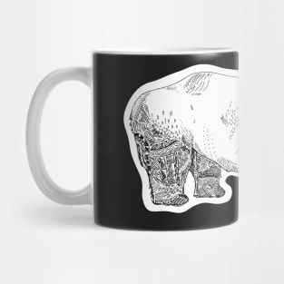 Panda Line Art Mug